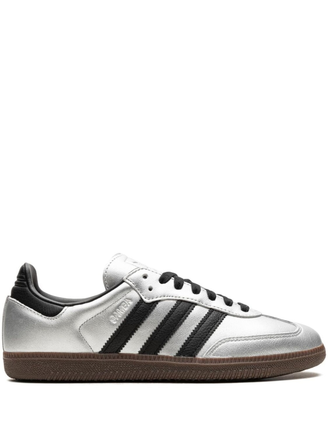 

Adidas кроссовки adidas Samba OG "Silver Metallic/Black/Gum", серебристый