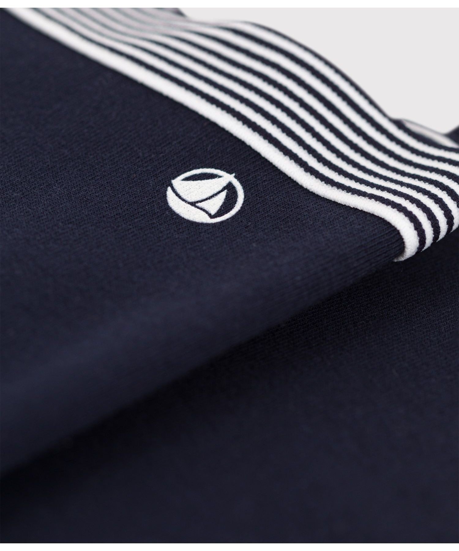 Брюки из эластичного хлопка PETIT BATEAU, Dark Navy — фото 3