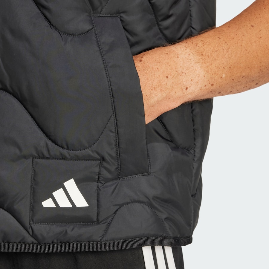Спортивный жилет ADIDAS SPORTSWEAR Nuganic, черный — фото 4