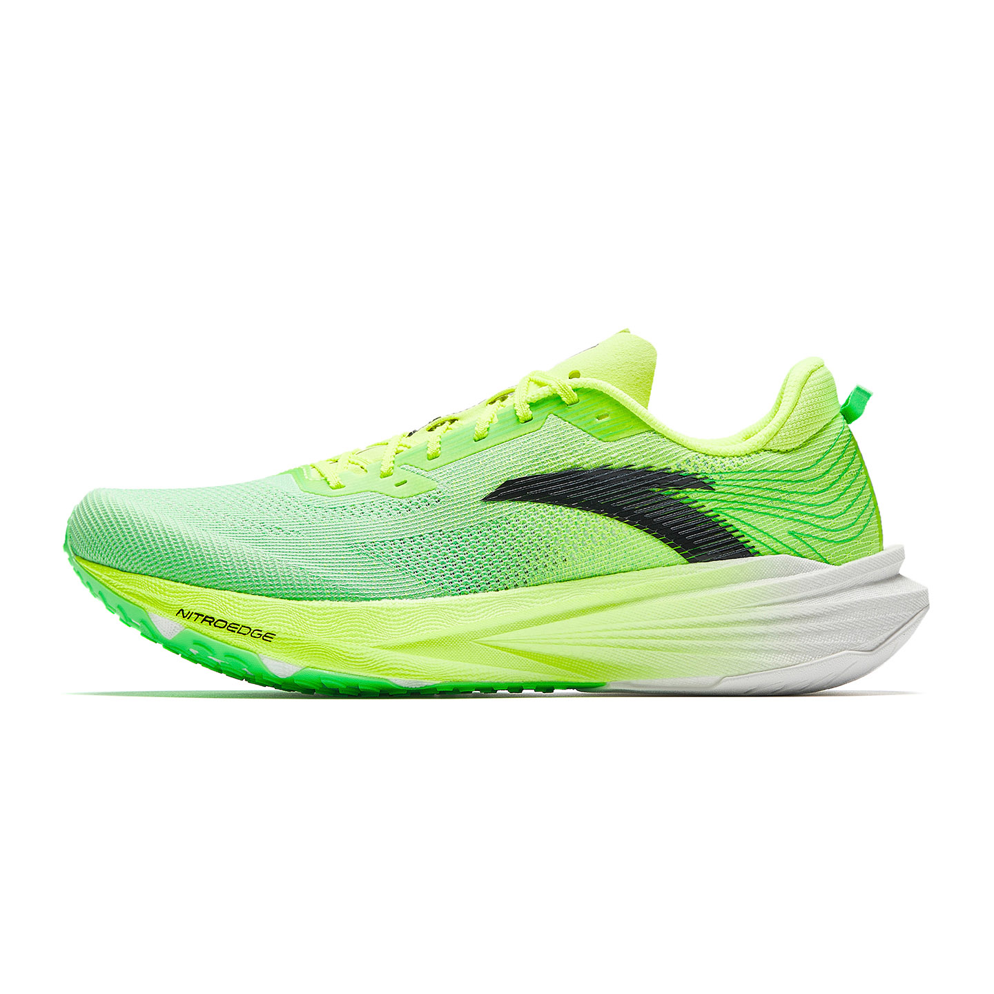 

2 Амортизирующие, противоскользящие, износостойкие, низкие, с технологией Nitrogen 80, полые карбоновые диски для тренировок Anta, fluorescent meteor зеленый/neon зеленый