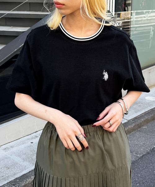 

Футболка-поло унисекс из пике U.S. POLO ASSN., черный