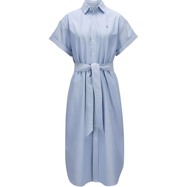 

Поло Пони вышитая рубашка-платье Polo Ralph Lauren, Синий