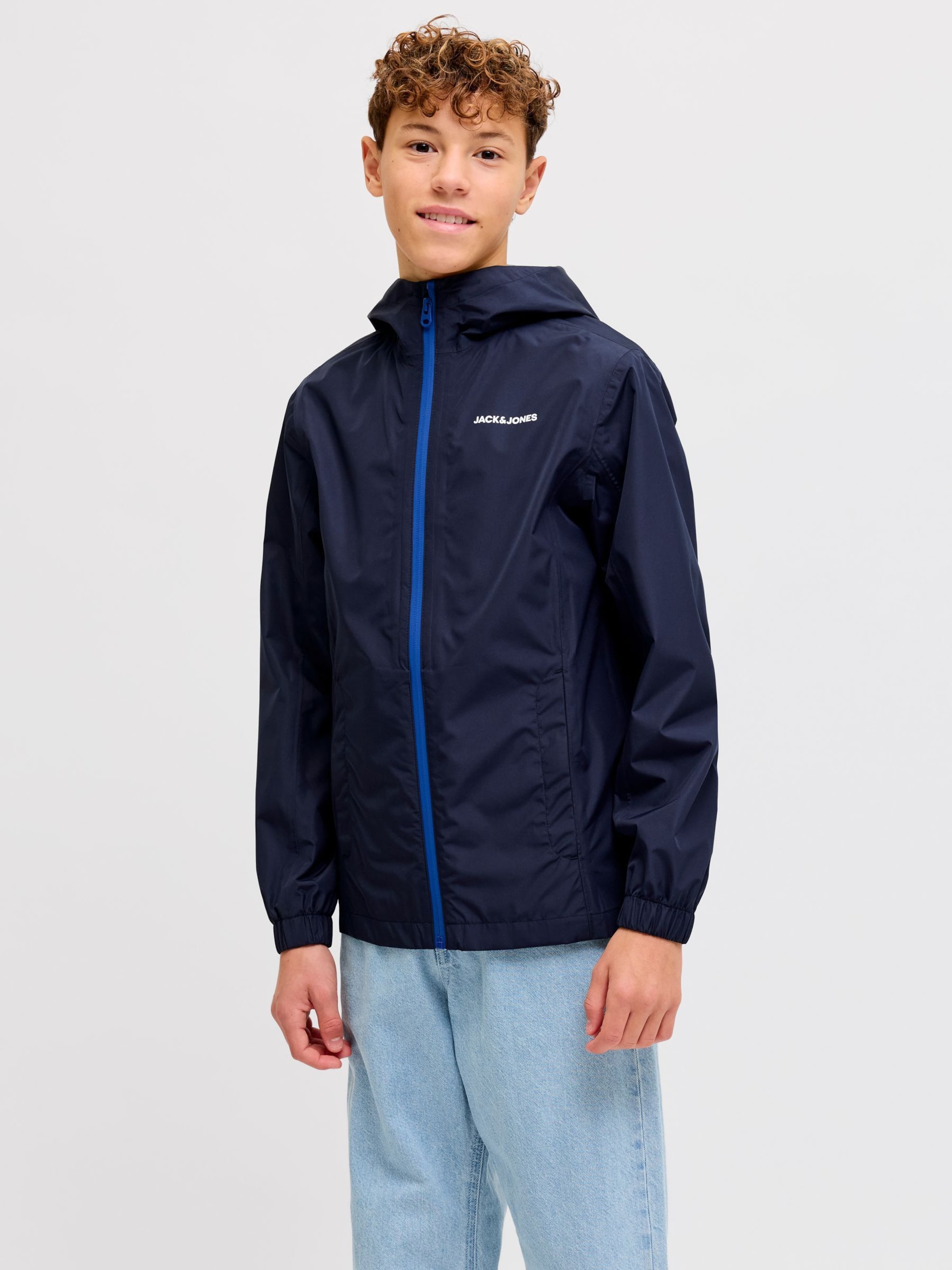 Jack & Jones Junior Куртка для межсезонья в цвете Navy — фото 2