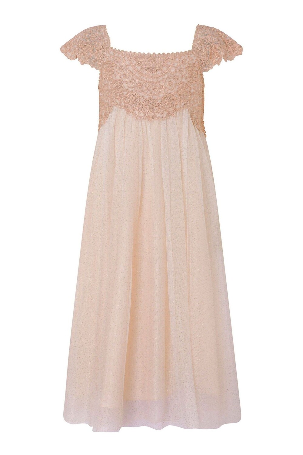 

Розовое блестящее платье Estella Monsoon, розовый