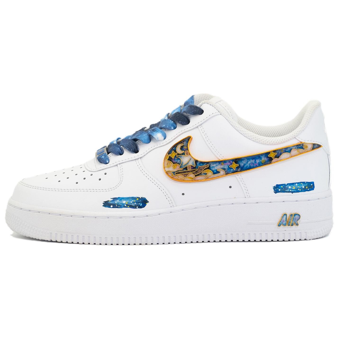 

Кроссовки Nike Air Force 1 Skateboarding Shoes Men Low-top White/blue, белый