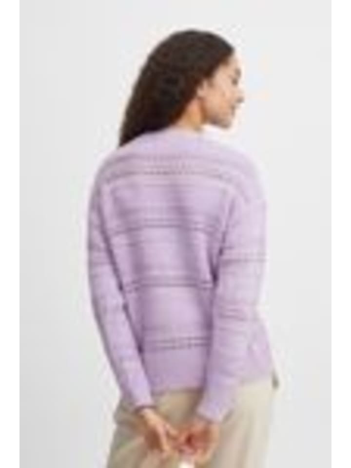 

B. young Вязаный джемпер BYOTINKA POINTELLE, свободный крой, цвет «Пурпурная роза»