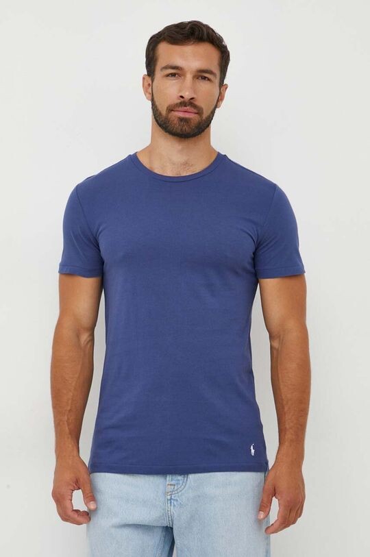 

3 пары хлопковых футболок Polo Ralph Lauren, синий