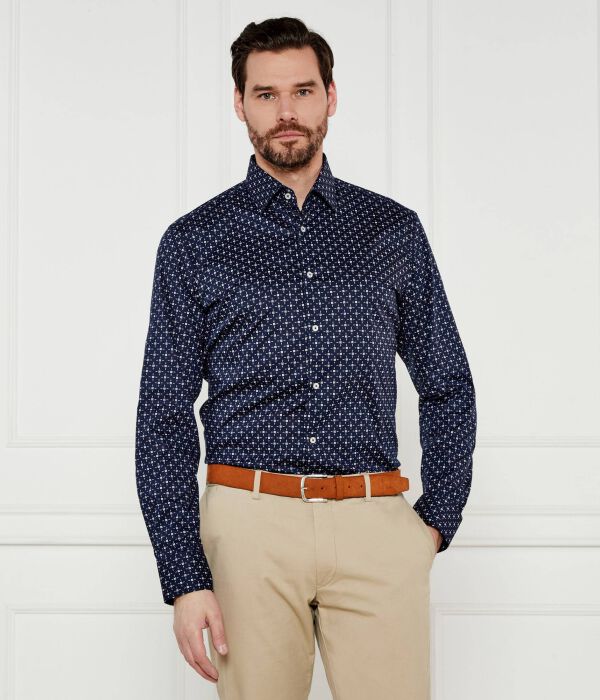 

Рубашка h-joe-kent-c1-214 Regular fit Boss, синий