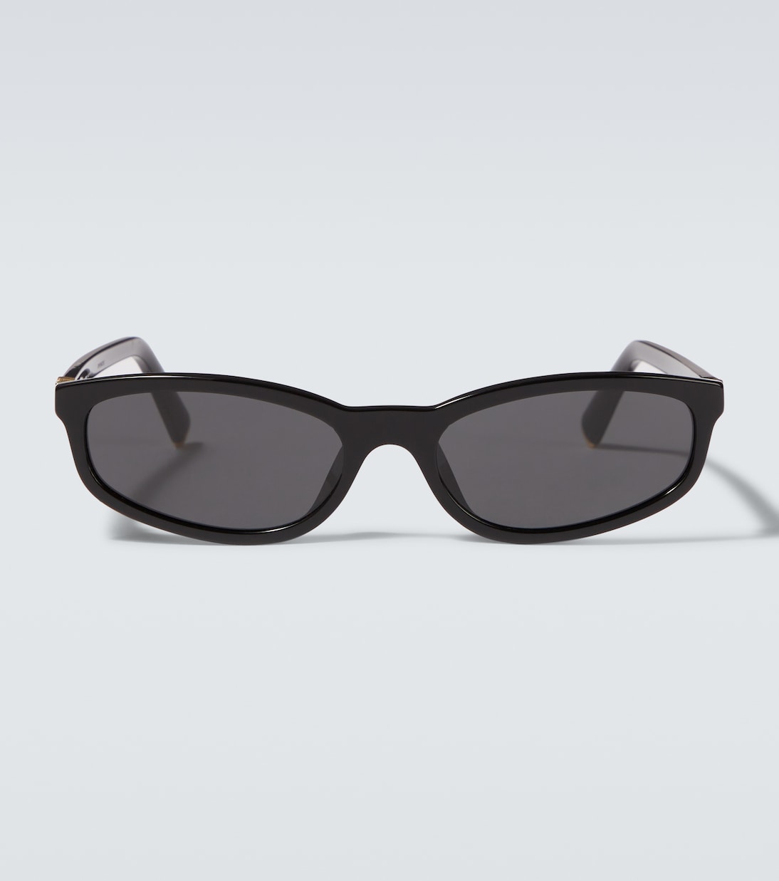 

Овальные солнцезащитные очки Miu Miu, Black Dark Grey