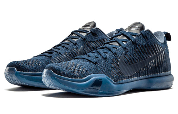 Кроссовки kobe 10 elite 'fade to black 'dk obsidian dk obsidian' Nike, мультиколор — фото 2