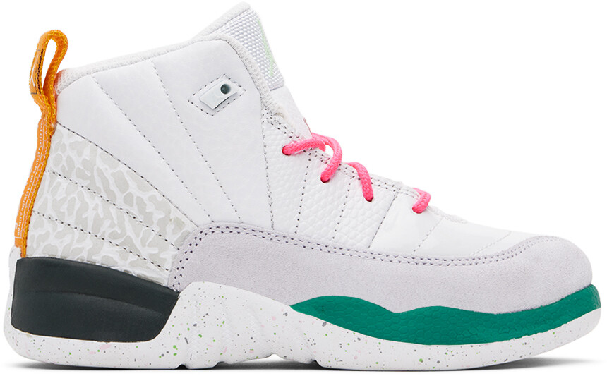 

Детские разноцветные кроссовки Jordan 12 Retro Little Kids Nike Jordan