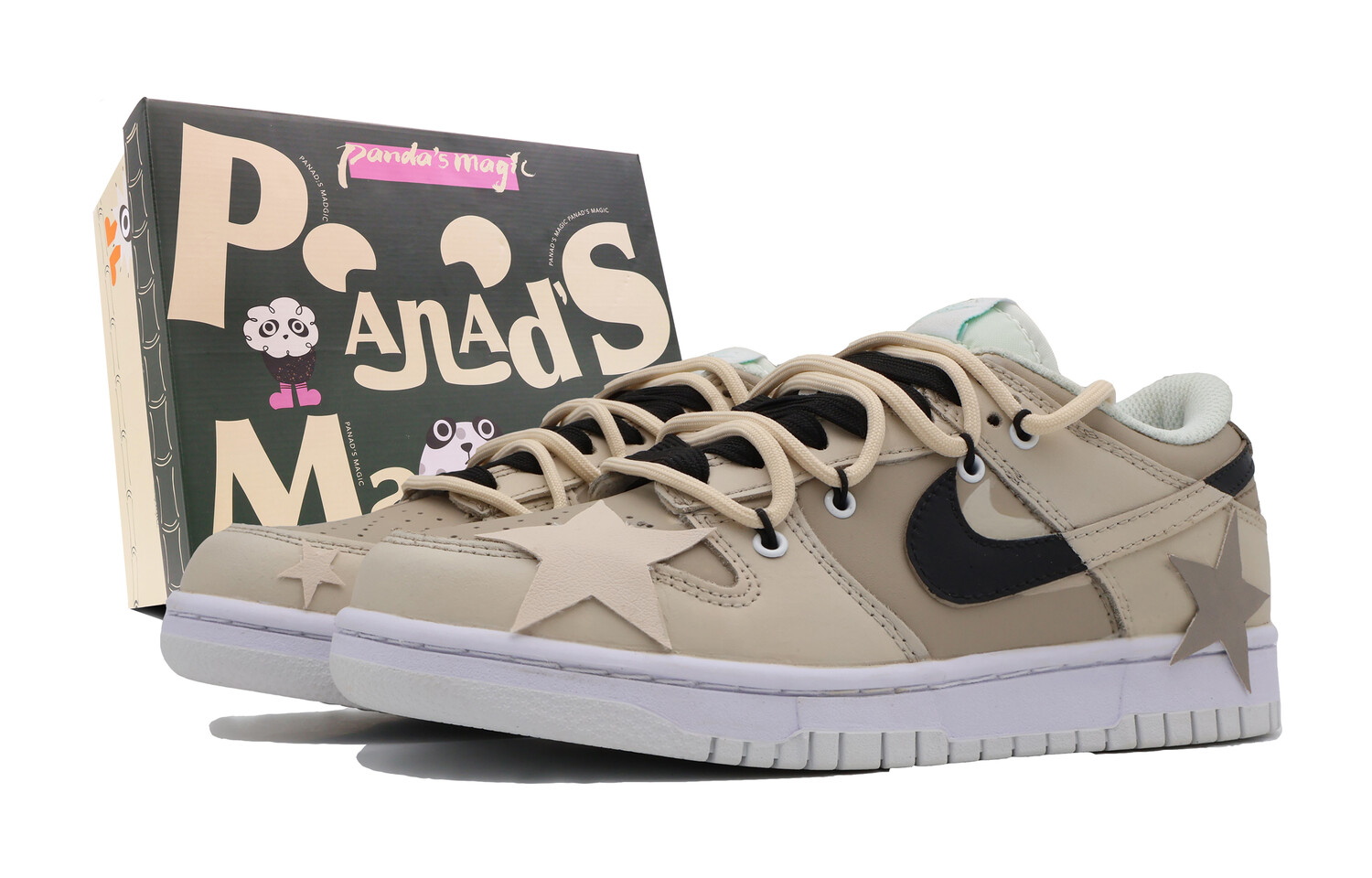 

Кроссовки Nike Air Force 1 Skateboarding Shoes Women's Low-top Light Coffee, коричневый