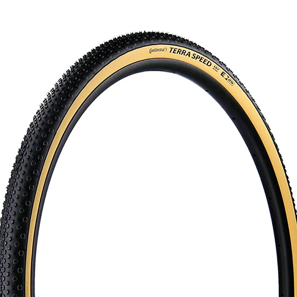 

Гравийная шина Continental Terra Speed Tubeless 700C x 45 rigid, золотой