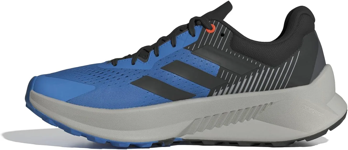 Мужские кроссовки для трейлраннинга Adidas Terrex Soulstride Flow, синий/черный/оранжевый — фото 4