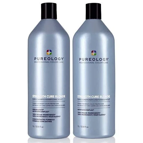 Набор шампуня и кондиционера «Strength Cure Blonde» от Pureology, 2 x 1000 мл Pureology
