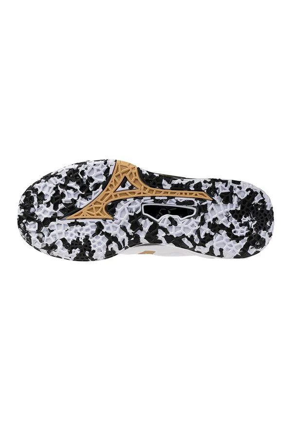 Кроссовки wave stealth neo 2 Mizuno, White Black Gegold — фото 4