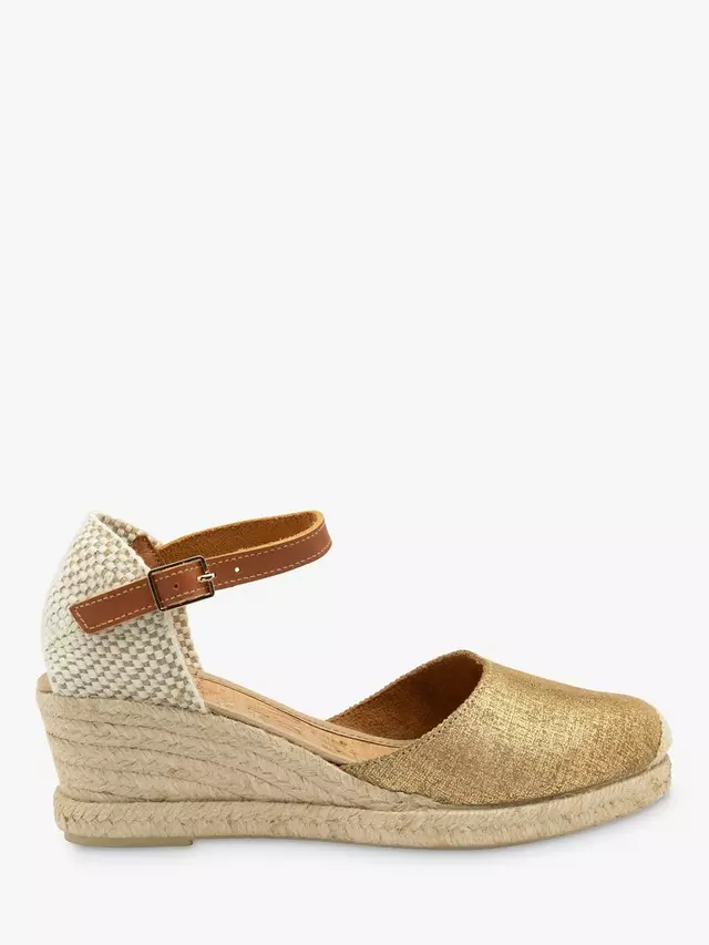 

Сандалии Ravel Enyo Wedge Espadrille, золотой