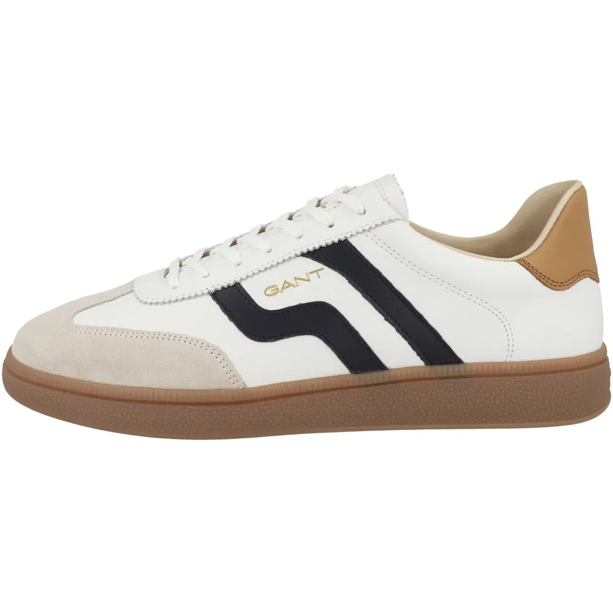 Кроссовки низкие Cuzmo из велюра и гладкой кожи, Gant, белый