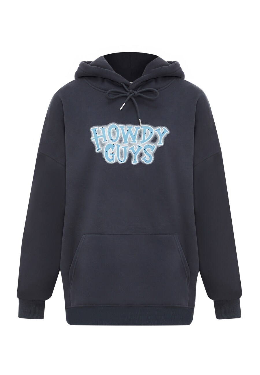 

Толстовка с капюшоном HOMEBASE Sweatshirt, цвет marine blue/light blue