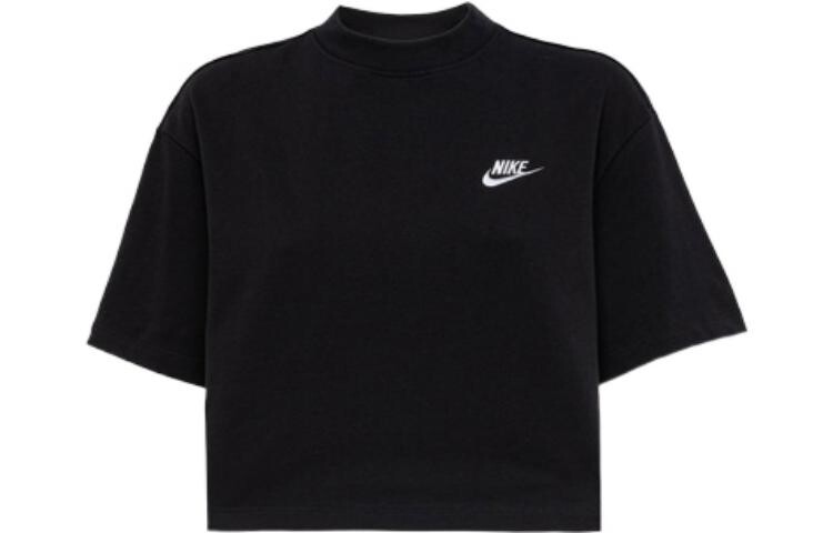 

Укороченный топ женский черный Nike