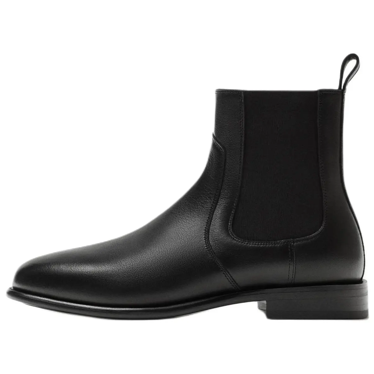 

ZARA Короткие мужские ботинки челси, черные
