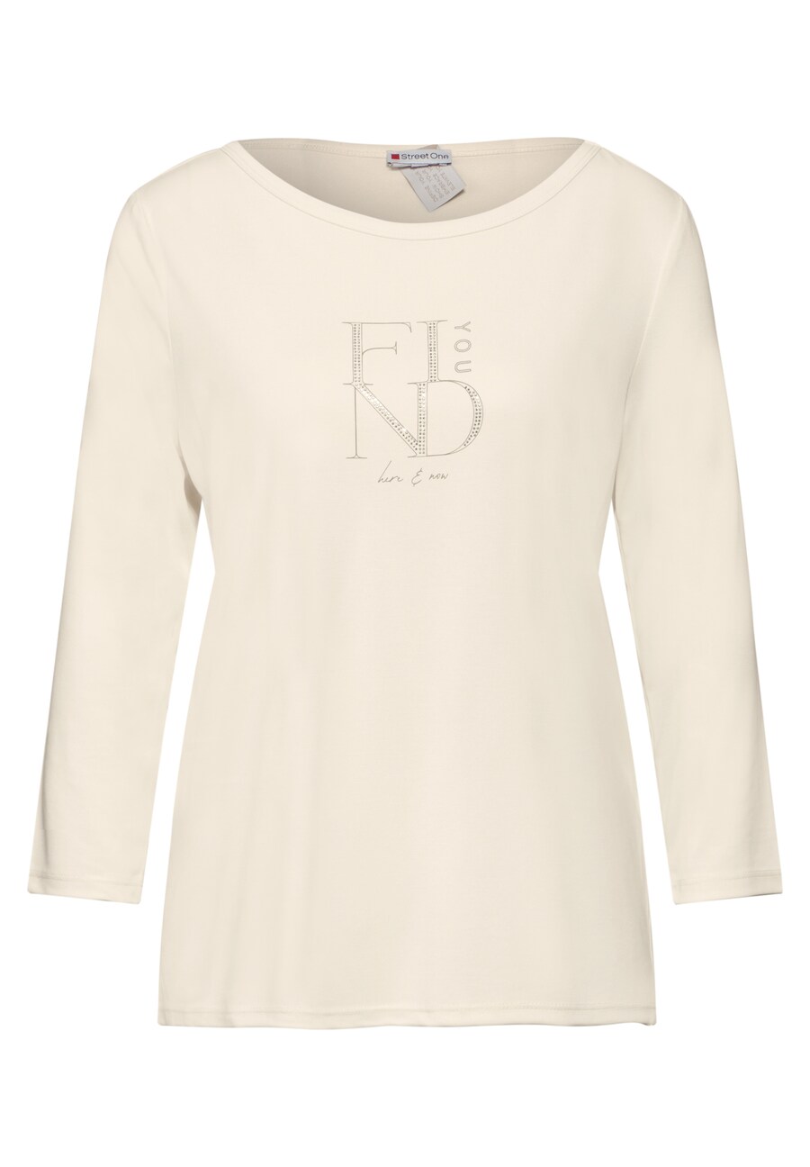 

Топ STREET ONE Shirt, бежевый