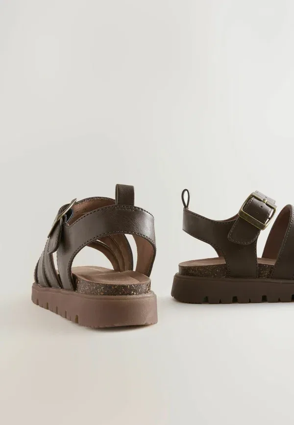 Сандалии Regular fit, Next, chunky sandals, шоколадно-коричневый — фото 4