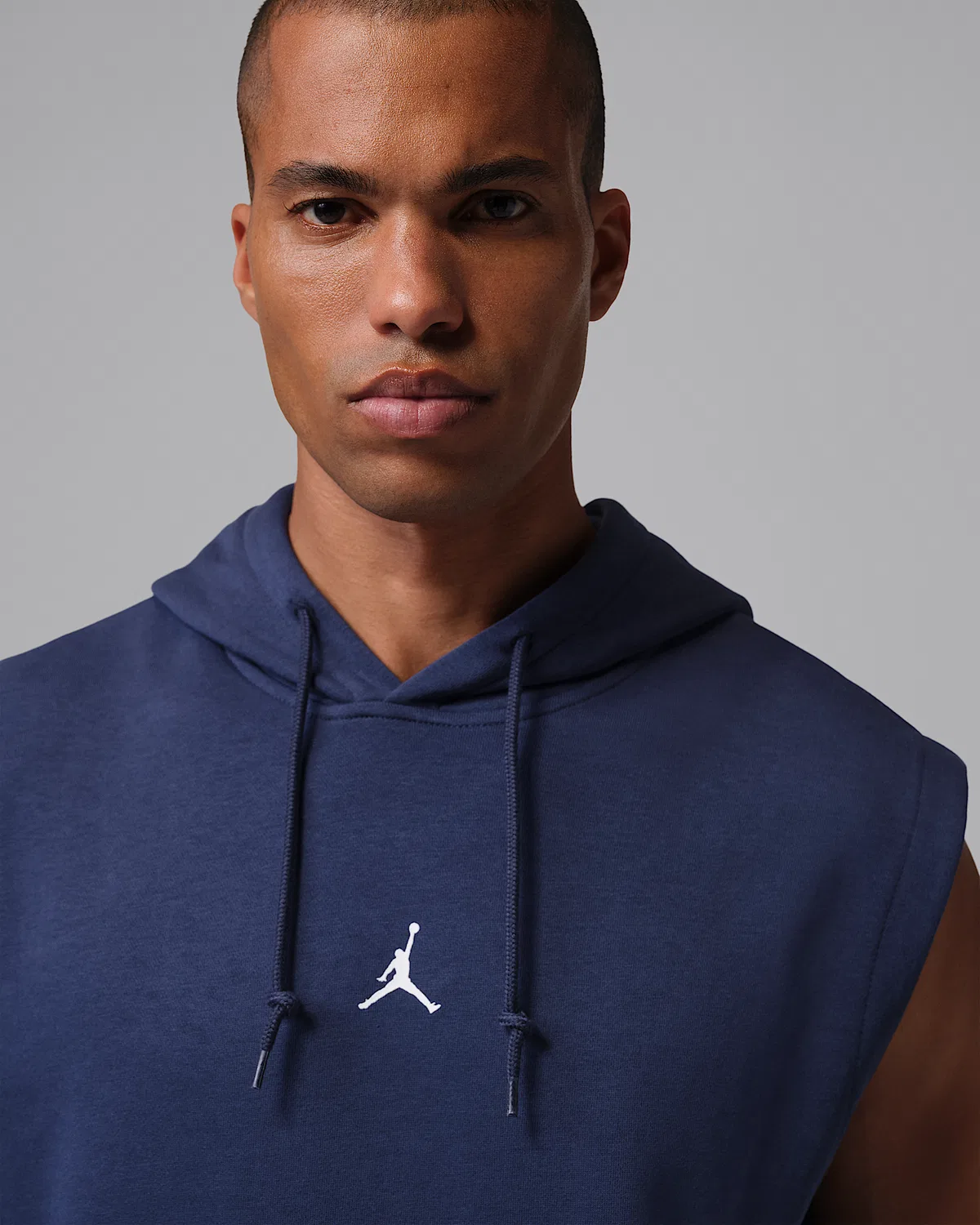Мужская безрукавка-худи Dri-FIT Jordan Sport Crossover, Midnight Navy — фото 3