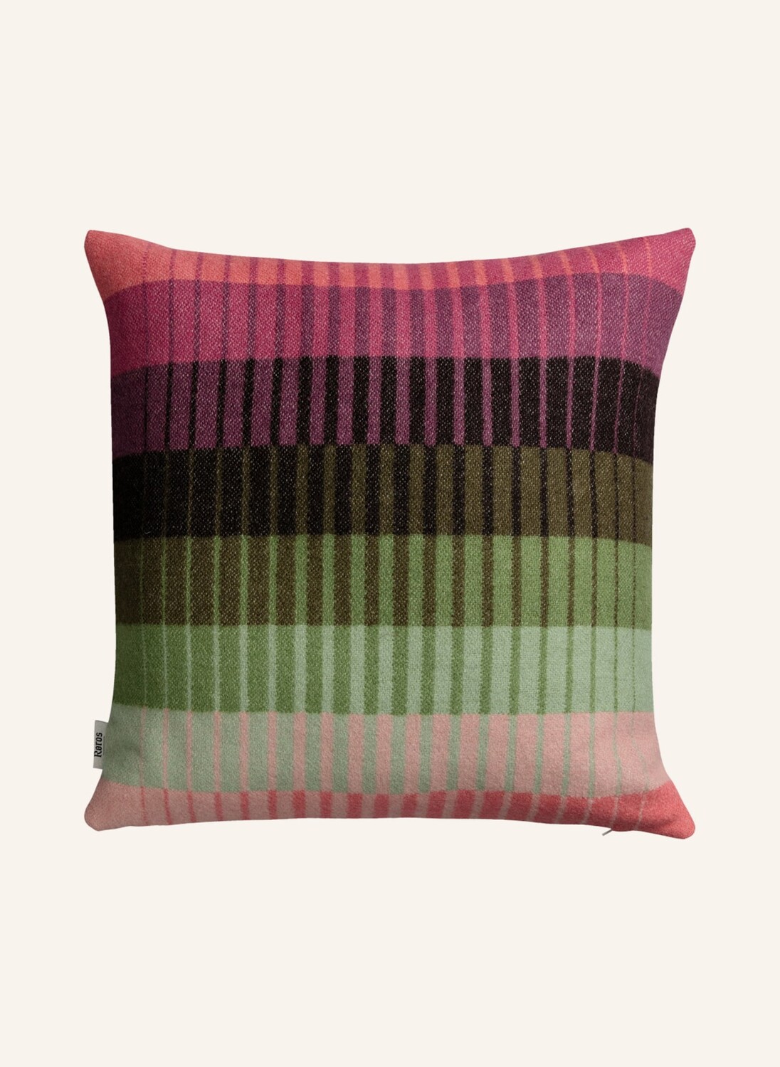 

Tweed-Декоративная подушка Roros Tweed ÅSMUND, 50x50 см, цвет rosa/schwarz/grün