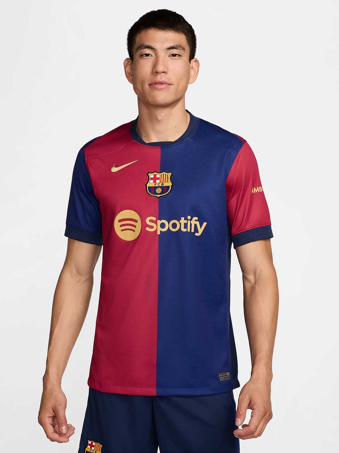 

Футболка Nike FCB M NK DF JSY SS STAD HM, синий