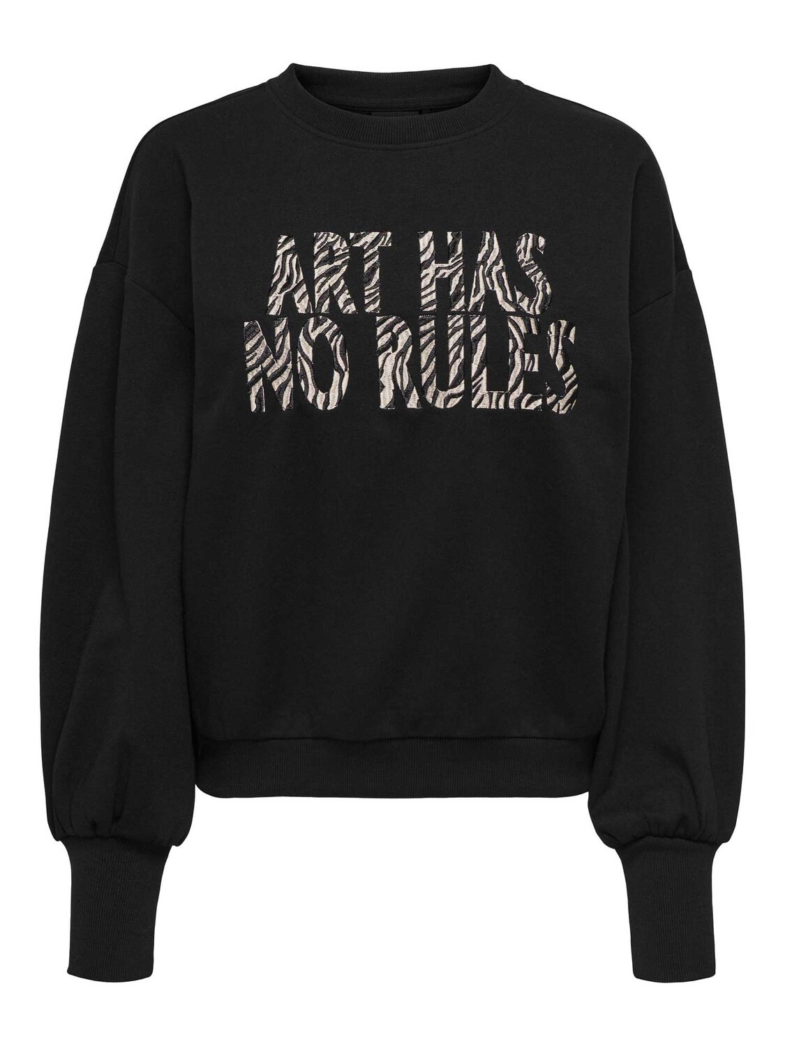 

Блуза Only ONLELLIE L/S O-NECK SWT, черный