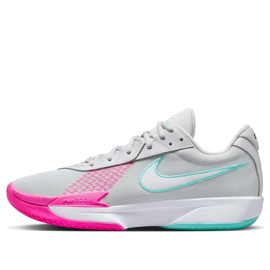 

Кроссовки Nike Air Zoom GT Cut Academy 'Photon Dust Pink Blast Dynamic Turquoise', серый