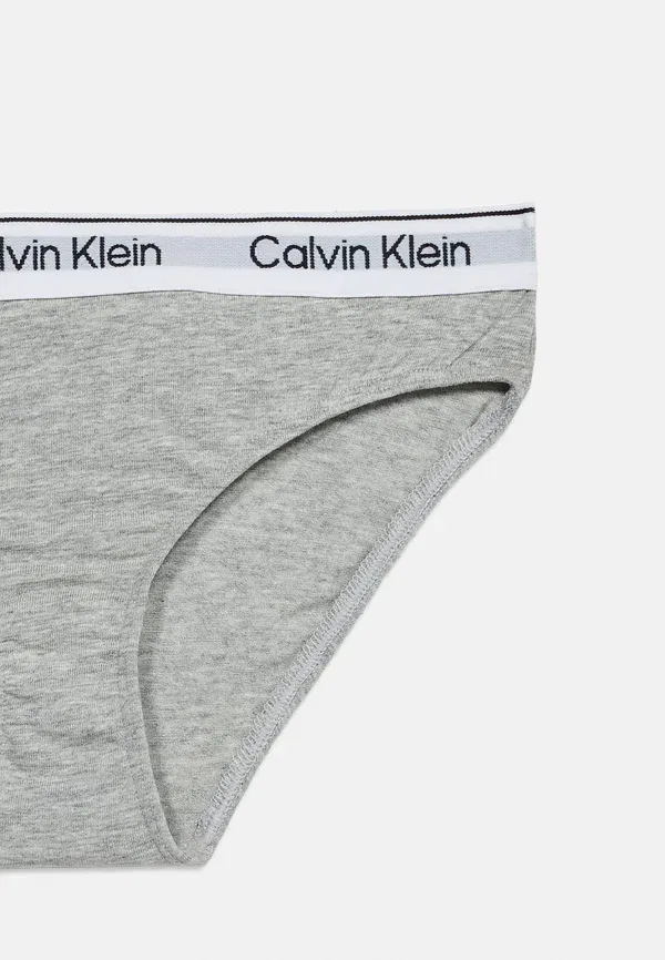 Трусы 2 шт Calvin Klein Underwear, серебристый пион/серый меланж — фото 4