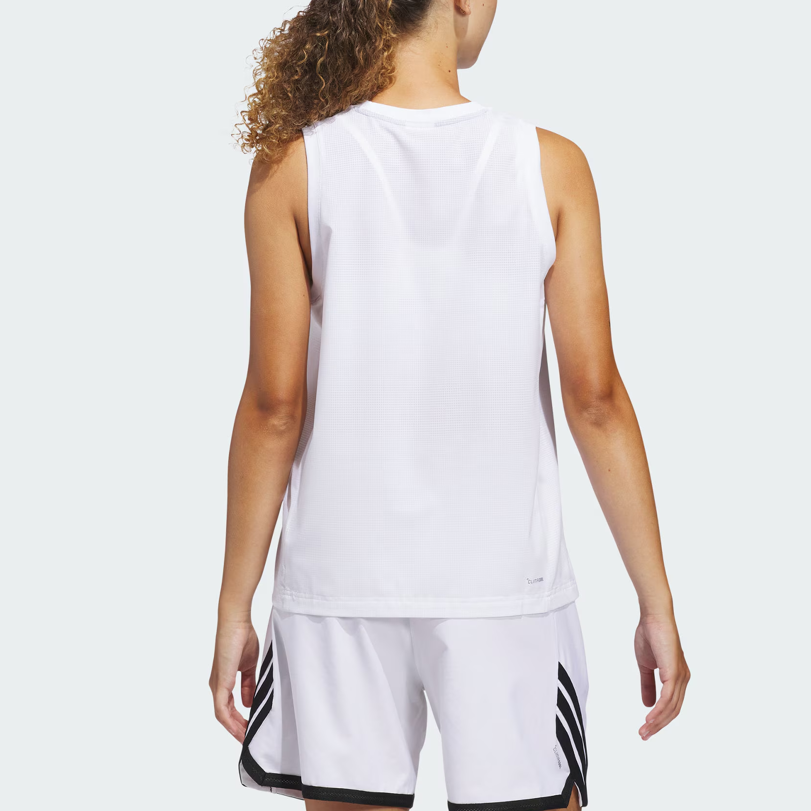 Футболка для баскетбола Climacool CRAZYLITE TANK Women's Adidas, белый/черный — фото 4