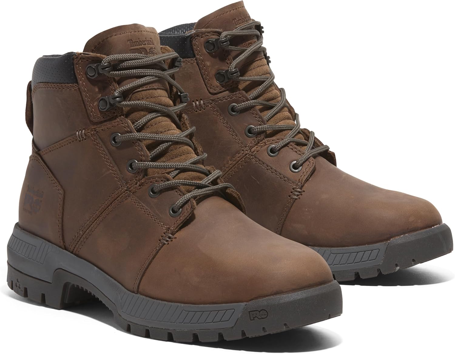 Timberland PRO мужские рабочие ботинки Montauk 6-Inch Soft Toe, Gaucho Brown — фото 2
