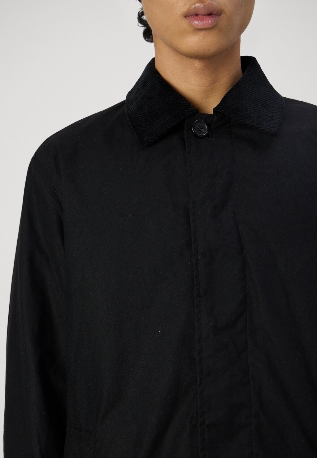 

Короткое пальто SLHWALTER WAXED Selected Homme, черный