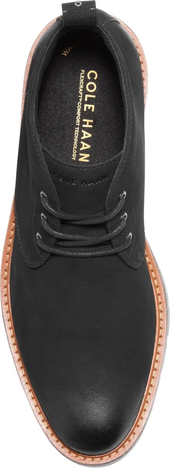 Мужские ботинки Cole Haan Chamberlin Grand Chukka, Black Nbk Black Wr — фото 3
