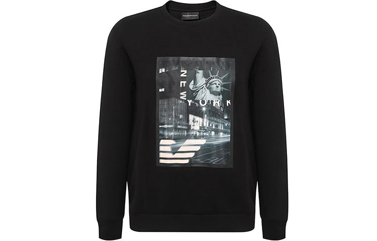 

EMPORIO ARMANI Свитшот мужской черный
