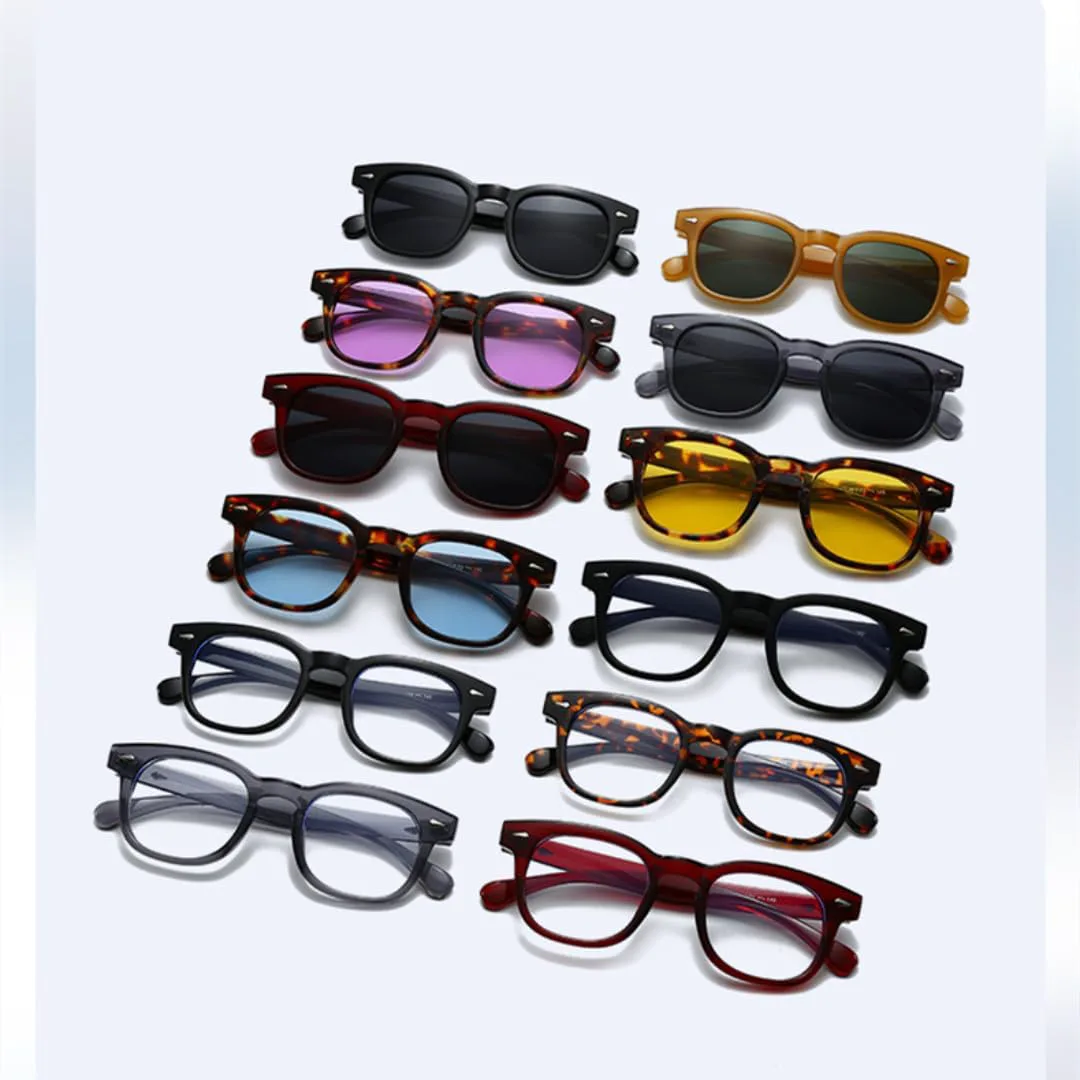 

Ретро-модные солнцезащитные очки для женщин и мужчин, классический винтажный стиль, защита от УФ-излучения UV400, для активного отдыха на природе VFDHN, Demi Blue