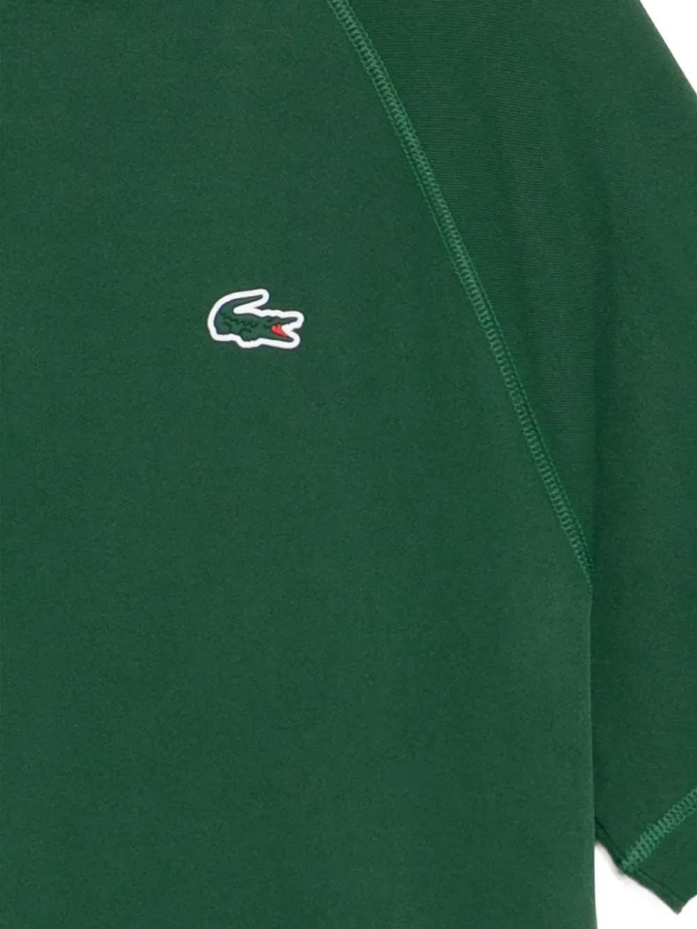Поло с короткими рукавами и нашивкой-логотипом Lacoste, зеленый — фото 3