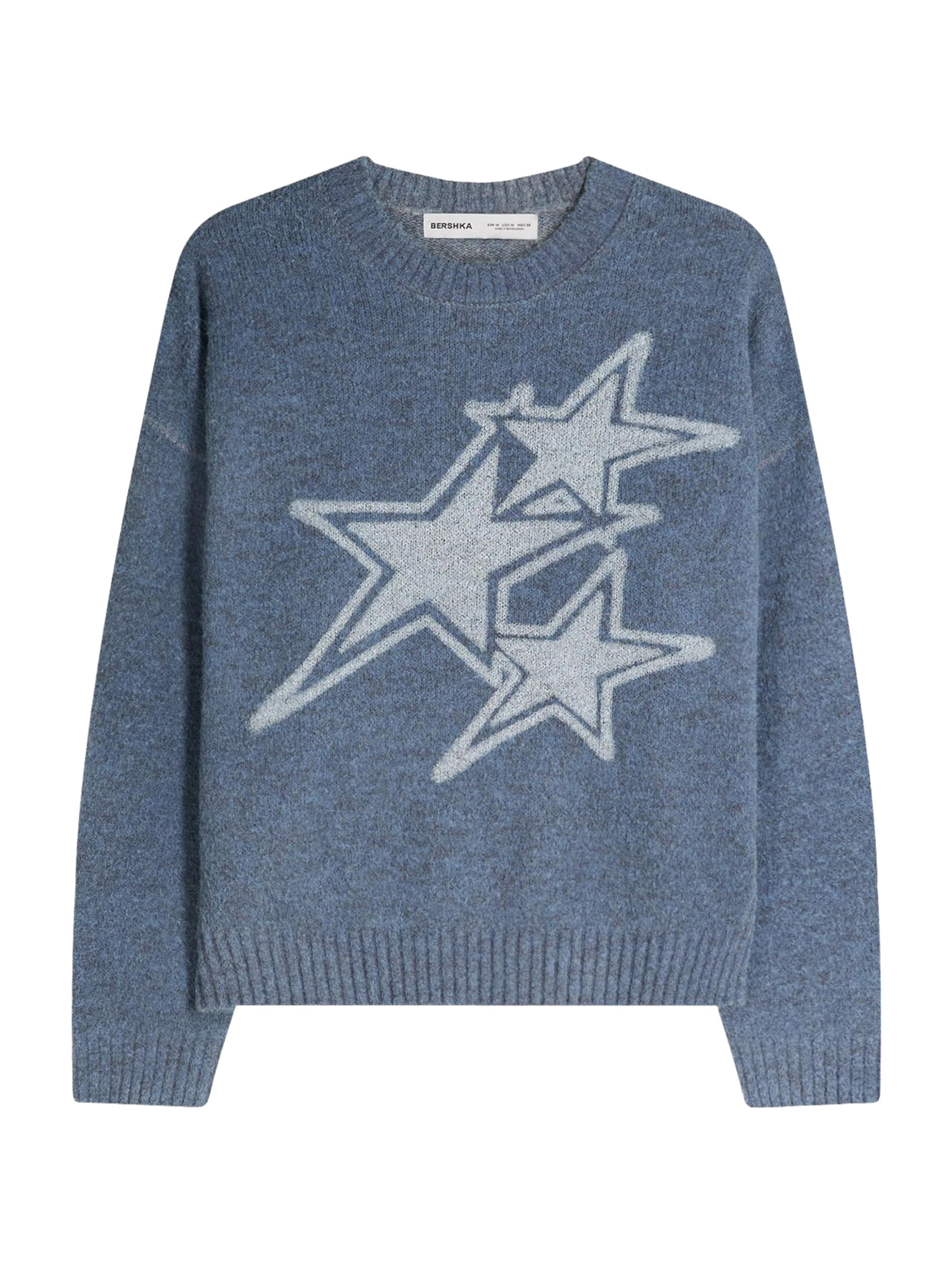 

Bershka Свитер в цвете опал, светло-голубой