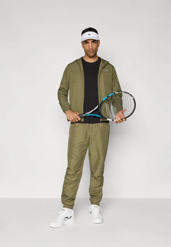 Классические спортивные штаны для тенниса Lacoste Sport, Olive — фото 2