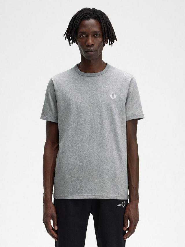 

Футболка с круглым вырезом ringer Fred Perry, цвет Steel Marl