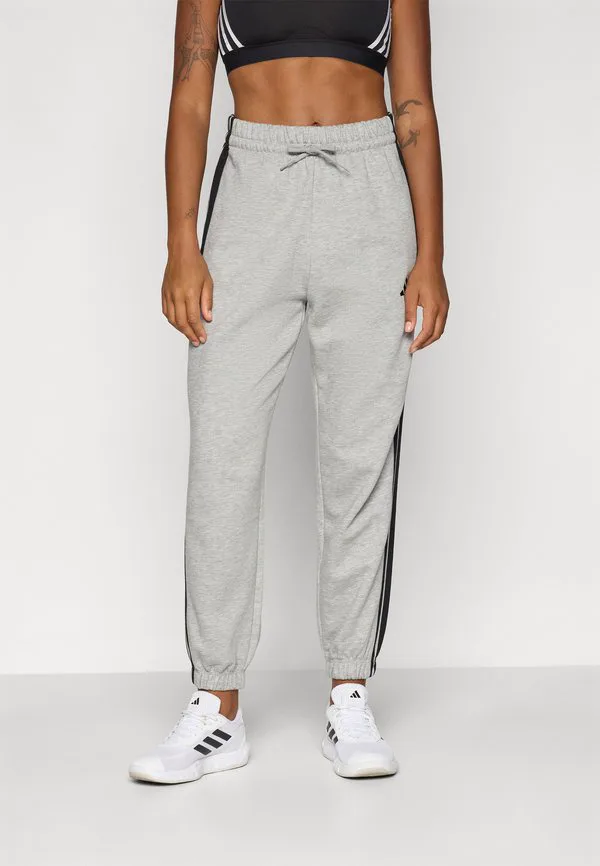 Основные характеристики: свободные брюки в 3 полоски, спортивные штаны. Adidas Sportswear, Grey/Black