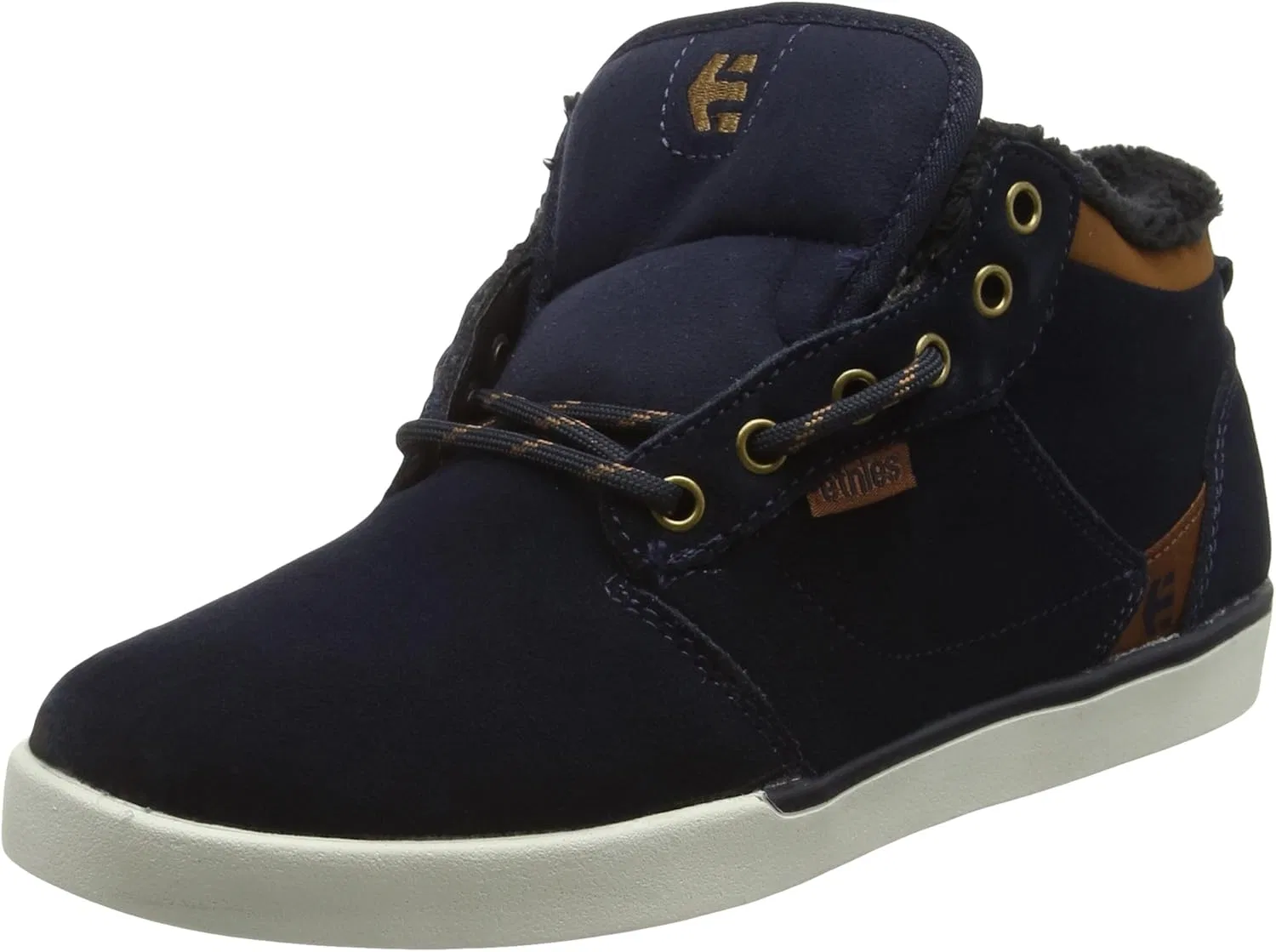 Мужские кроссовки Etnies Jefferson Mid 4101000398, Blue Navy Brown White 480