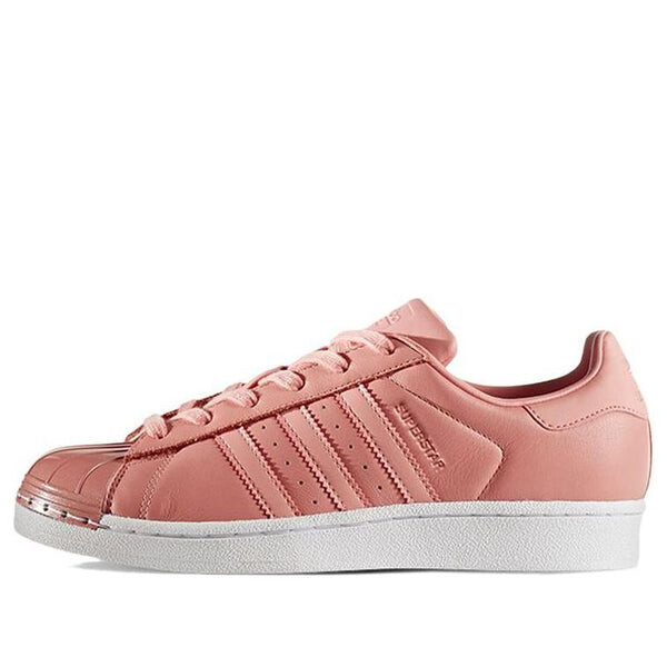 Кроссовки superstar металлический носок Adidas, розовый