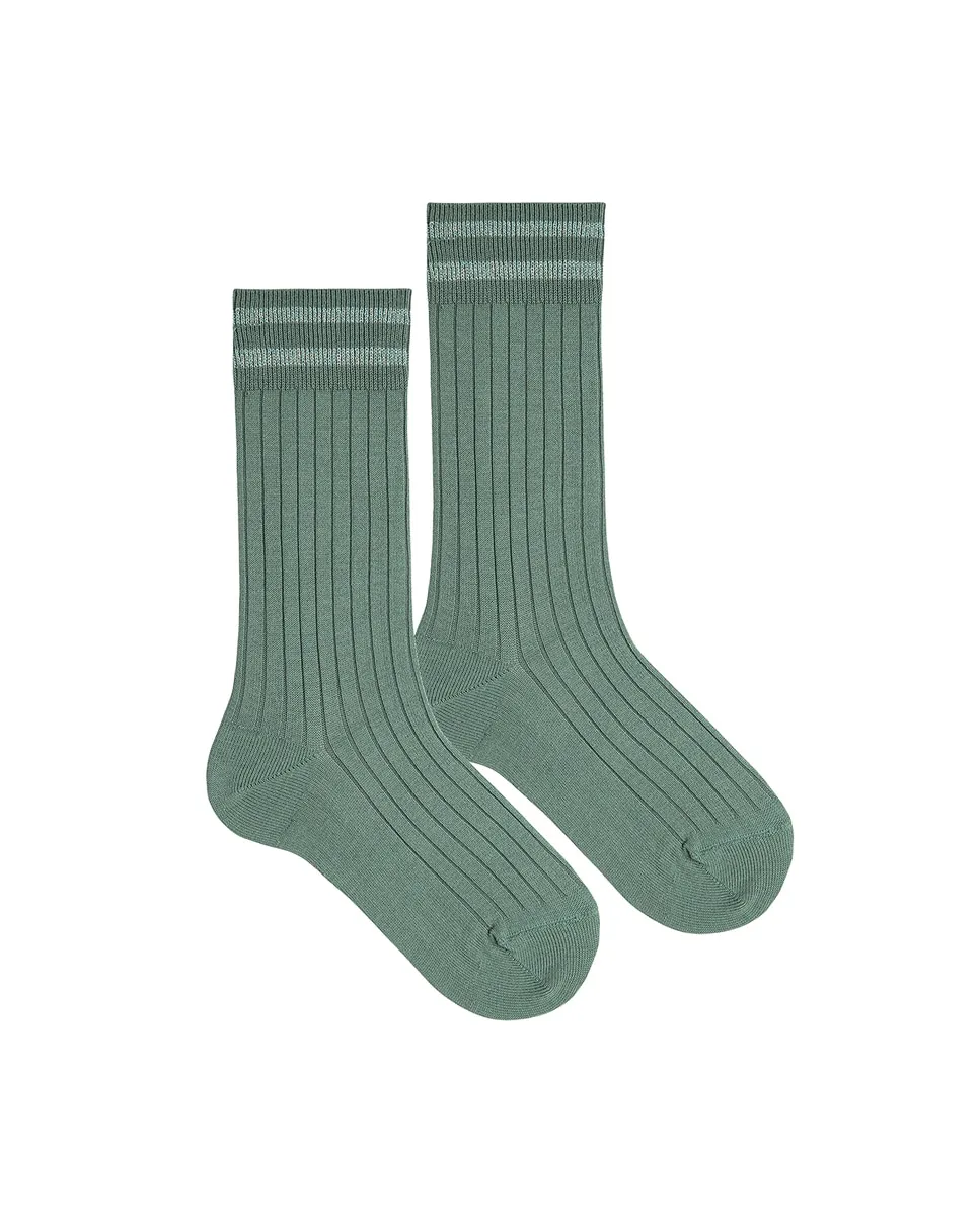 

Яркие высокие носки Condor, зеленый