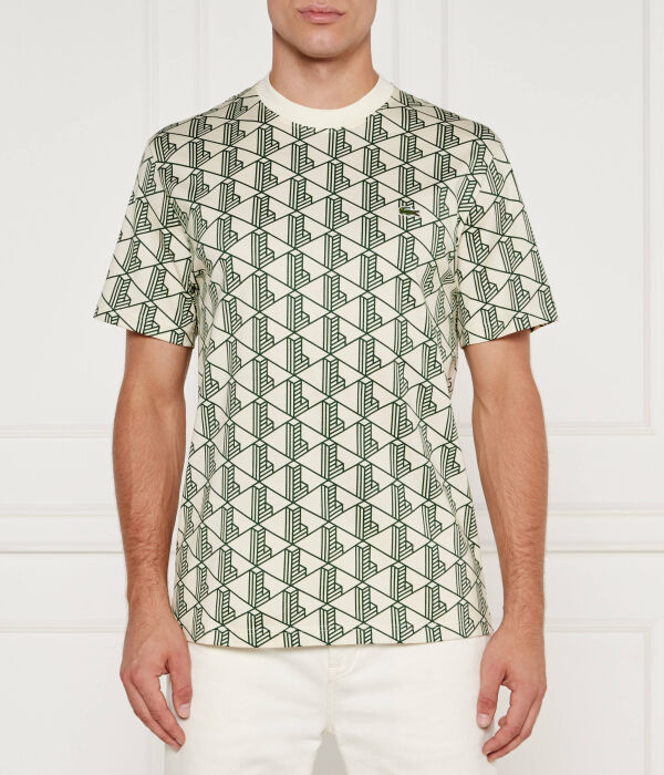 

Футболка классического кроя Lacoste, бежевый
