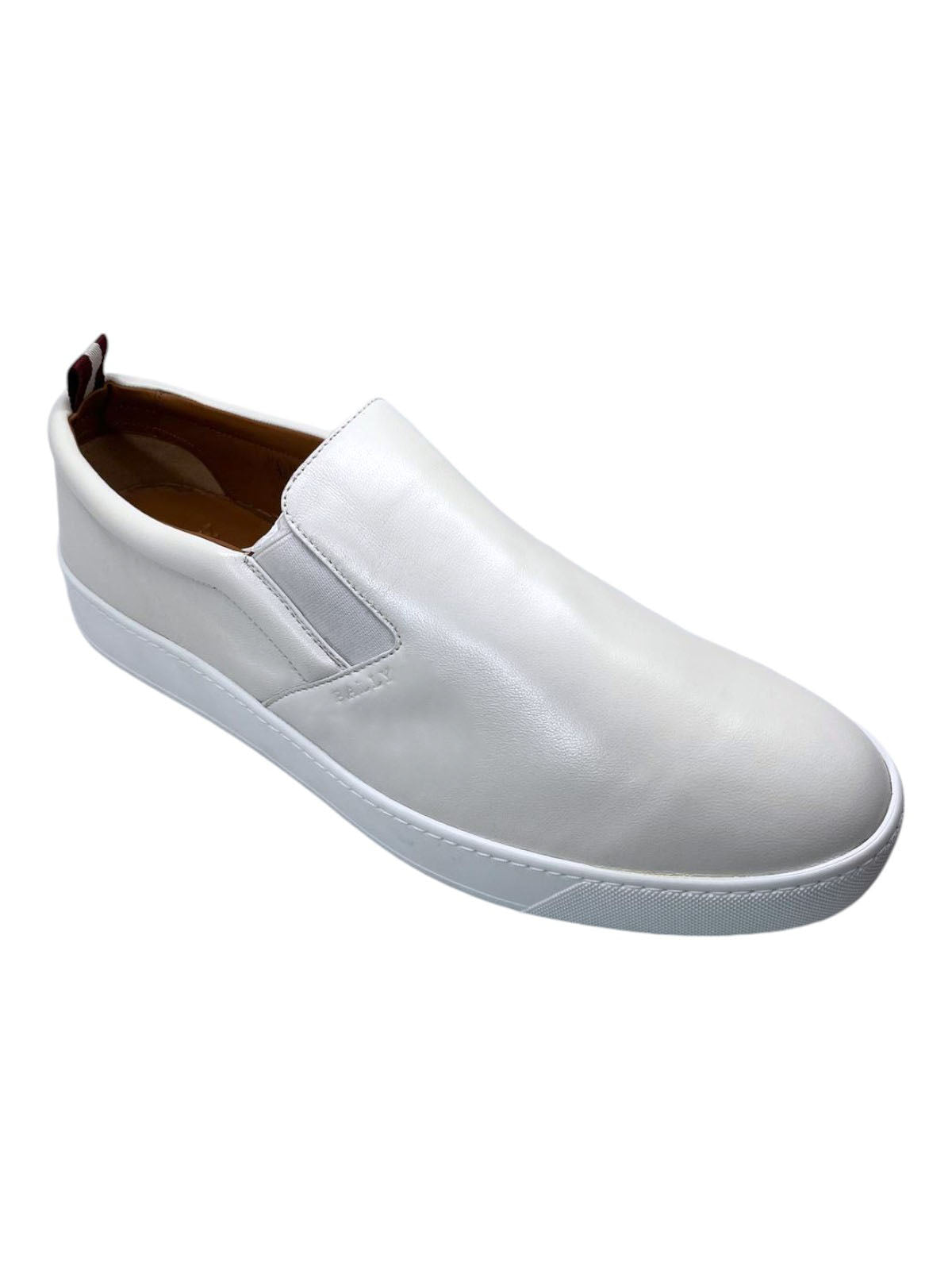 

Мужские белые кроссовки Bally Bently 6230476 из кожи ягненка наппа