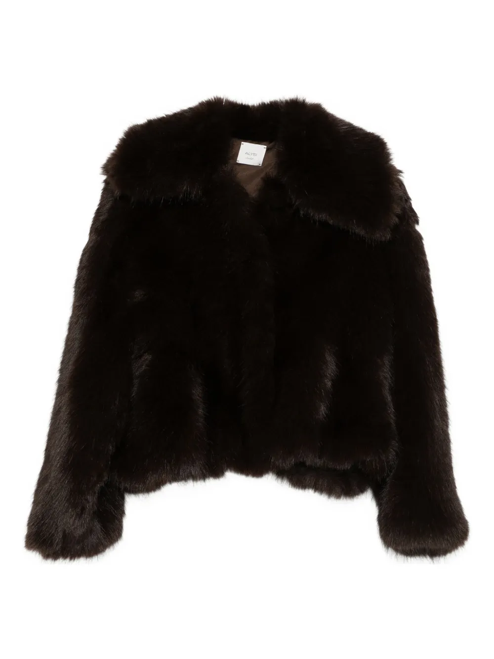 

Пальто с широкими лацканами Alysi, коричневый